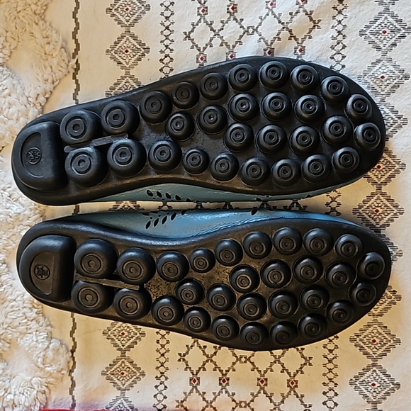 New in bag Owlkay leather floral shoes slides - Picture 4 of 8